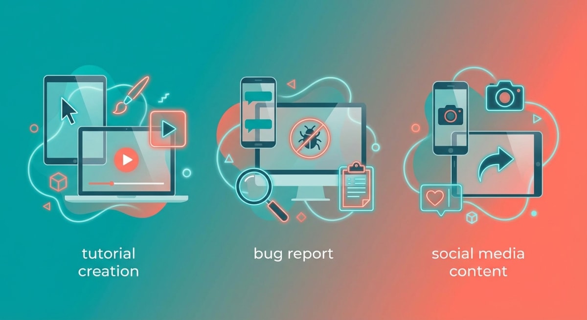 Different use cases for GIF screen capture tools