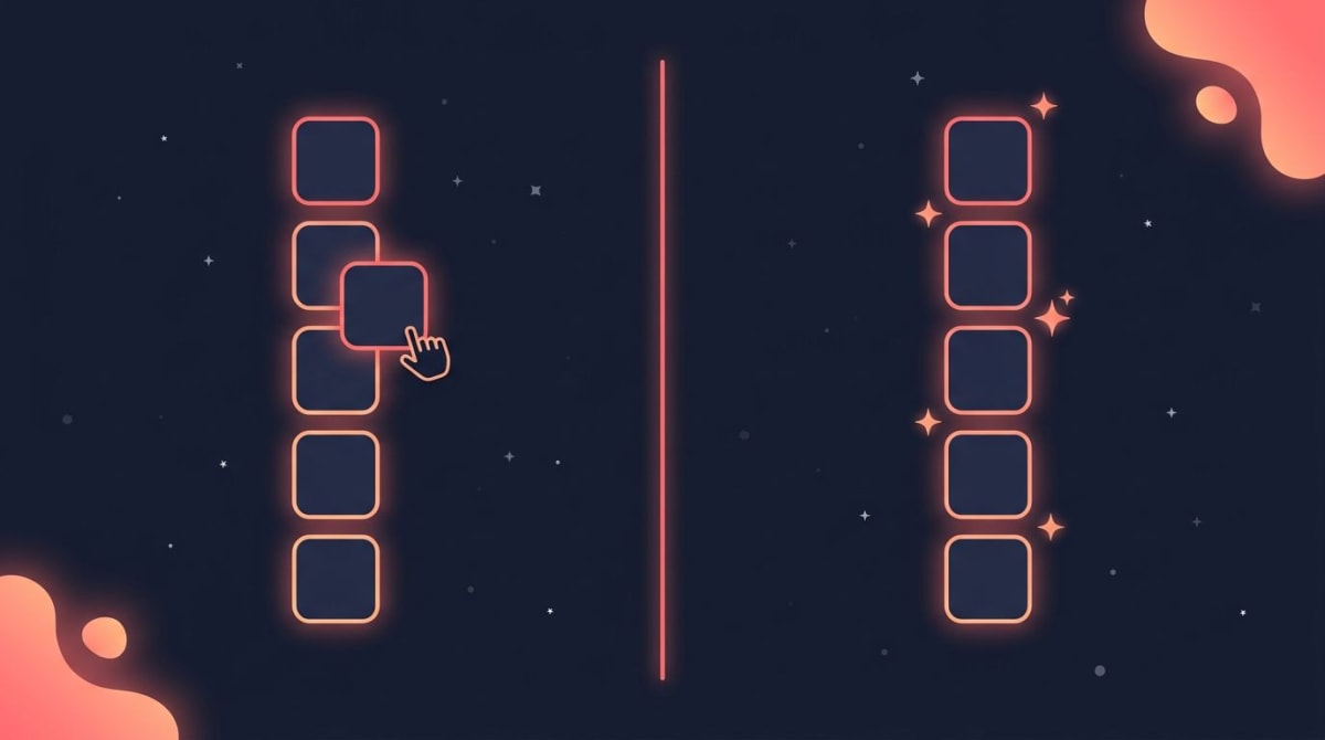 Manual vs AI time blocking