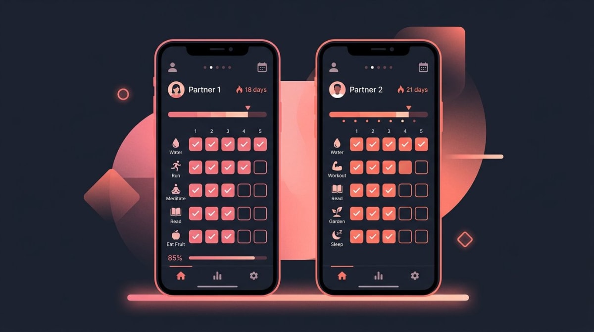 Habit Tracker for Couples: 5 Apps That Work for Two (2026)