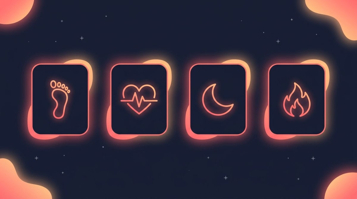 Fitness metrics beyond step counting: heart rate, sleep, and calories