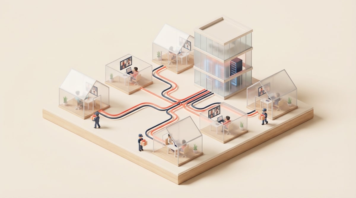 Remote employee onboarding setup