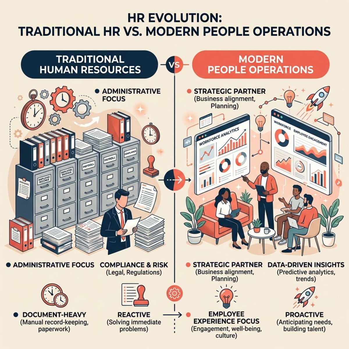 People Operations vs Traditional HR Comparison