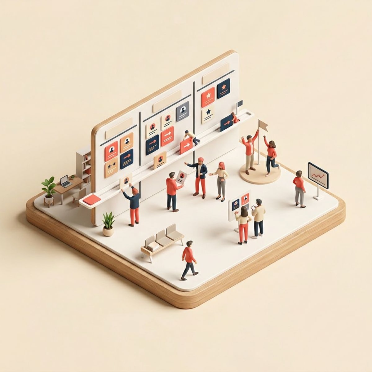 Interview scorecards integrated with hiring pipeline