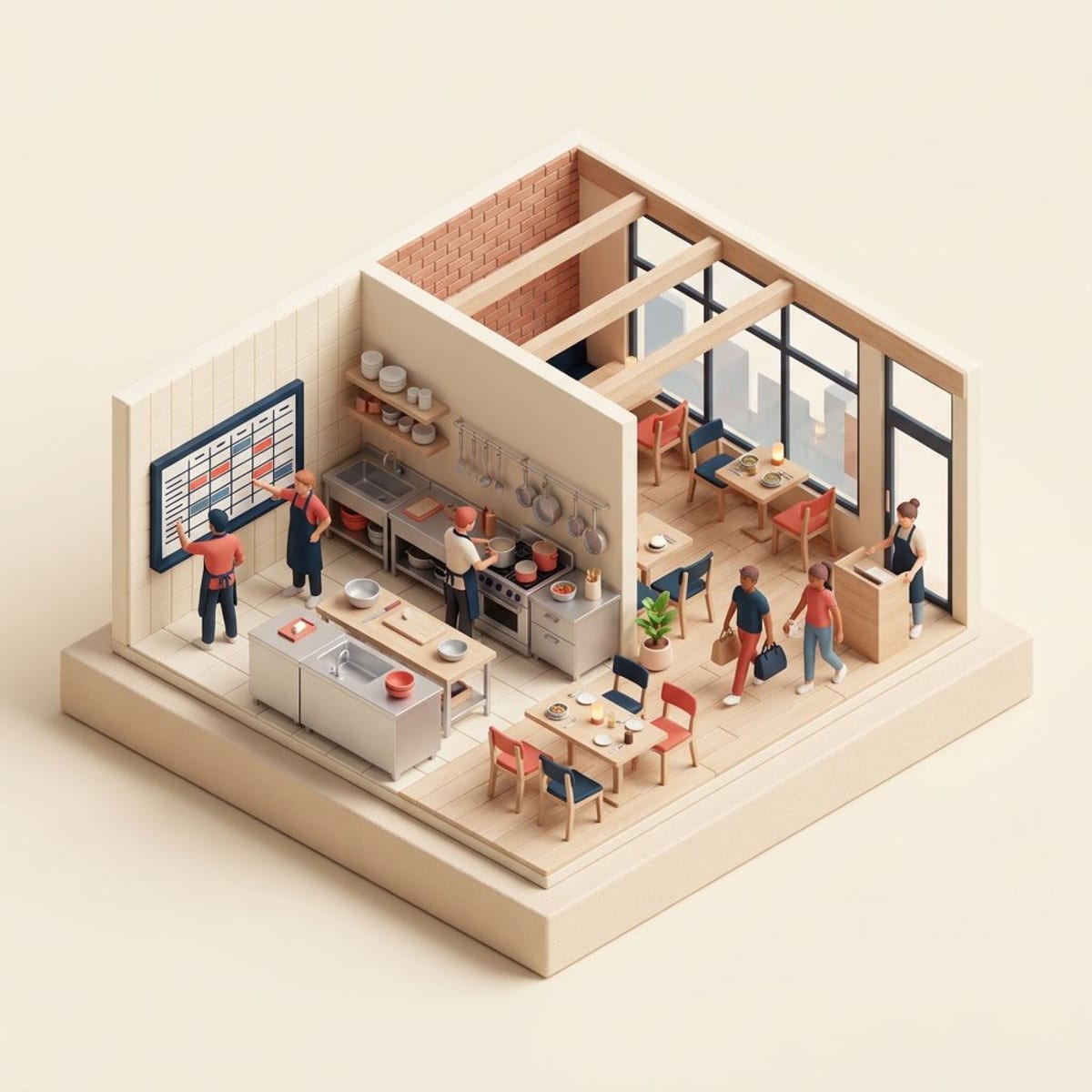 Employee scheduling in restaurant and shift-based environments