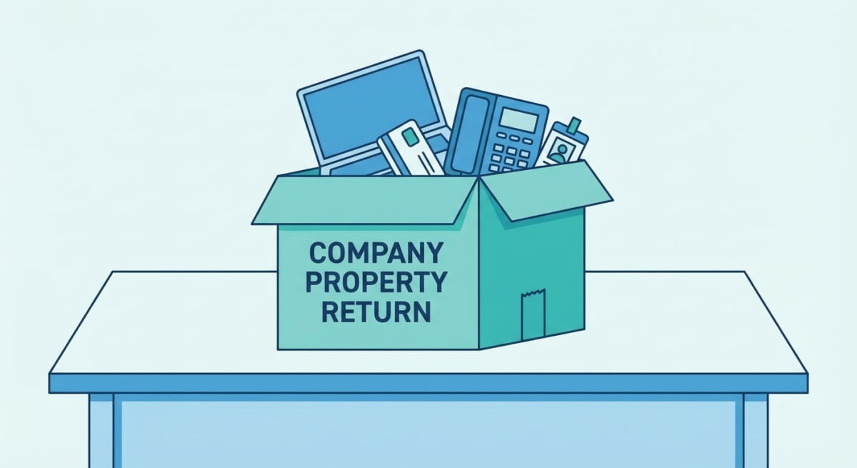 Offboarding company property return checklist