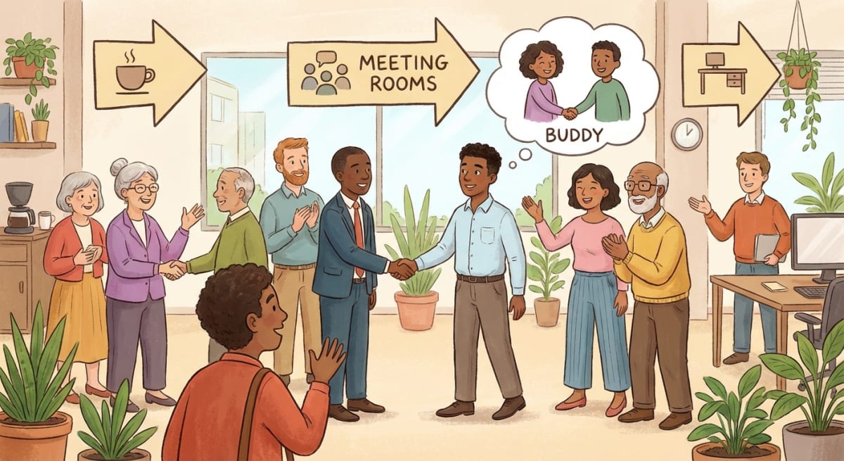 First day welcome and team introductions