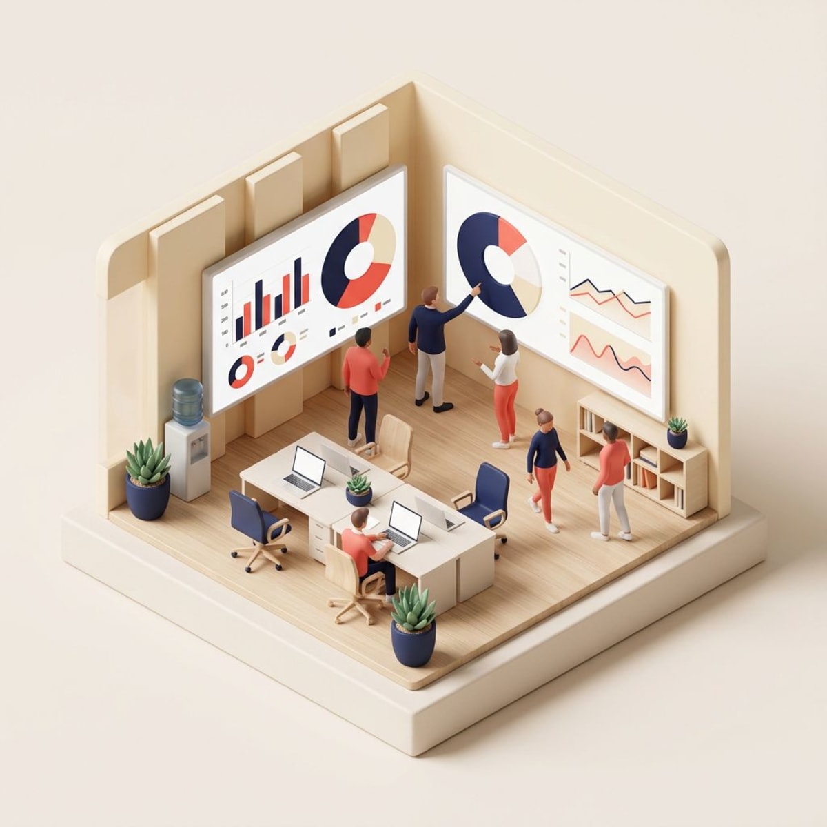 Survey analytics dashboard showing engagement data and trends