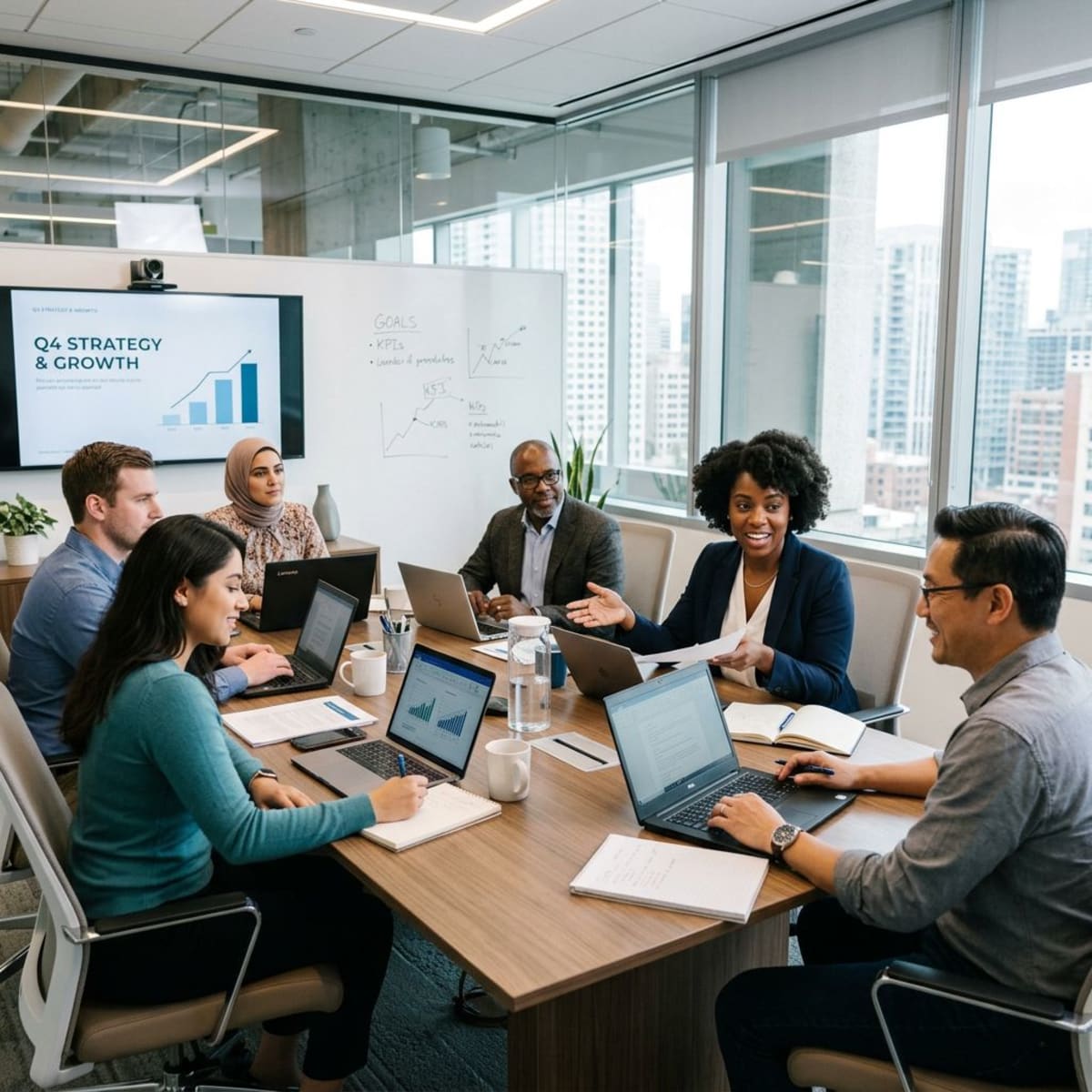 New hire plan meeting between manager and team member
