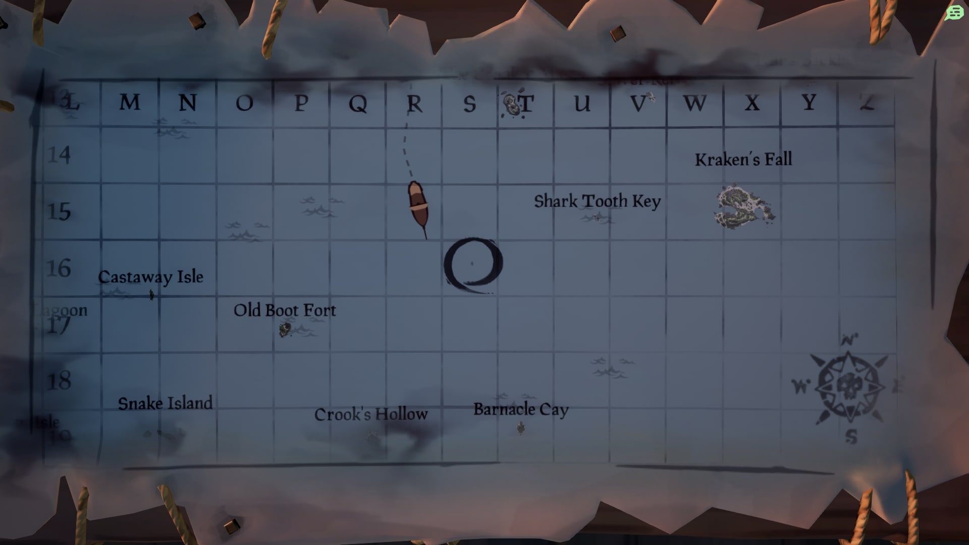 sea of thieves islands map