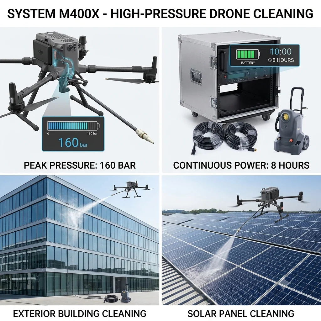 Cleaning Drone Technology: How VisionPlus M400X Is Transforming Building Exterior Cleaning