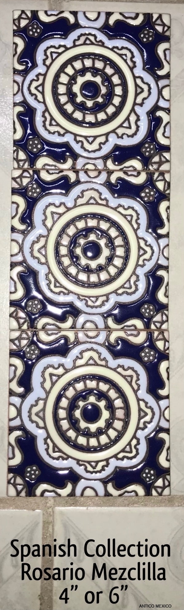 SPANISH COLLECTION | Handmade Ceramic Tile Made in Central Mexico