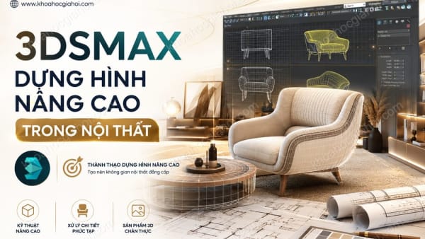 Khóa Học 3dsmax - Dựng Hình Nâng Cao Trong Nội Thất