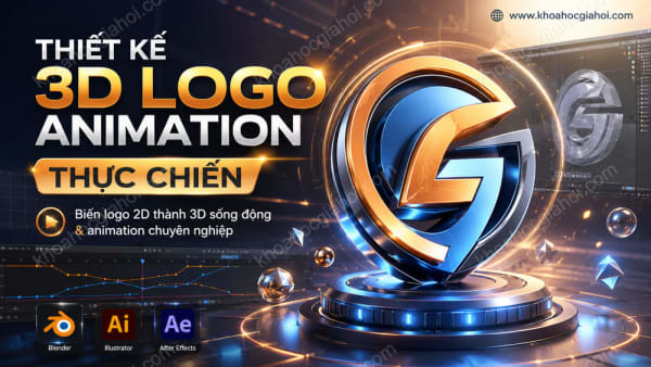 Khoá Học Thiết Kế 3D Logo Animation Thực Chiến