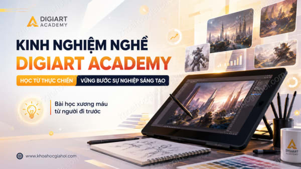 Khóa Học Chia Sẻ Kinh Nghiệm Nghề Cùng Digiart Academy
