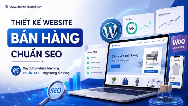 Khóa Học Thiết Kế Website Bán Hàng Chuẩn Seo – Chuyển Đổi Mô Hình Bán Hàng Thời Đại Số