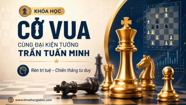 Khóa Học Cờ Vua Cùng Đại Kiện Tướng Quốc Tế Trần Tuấn Minh