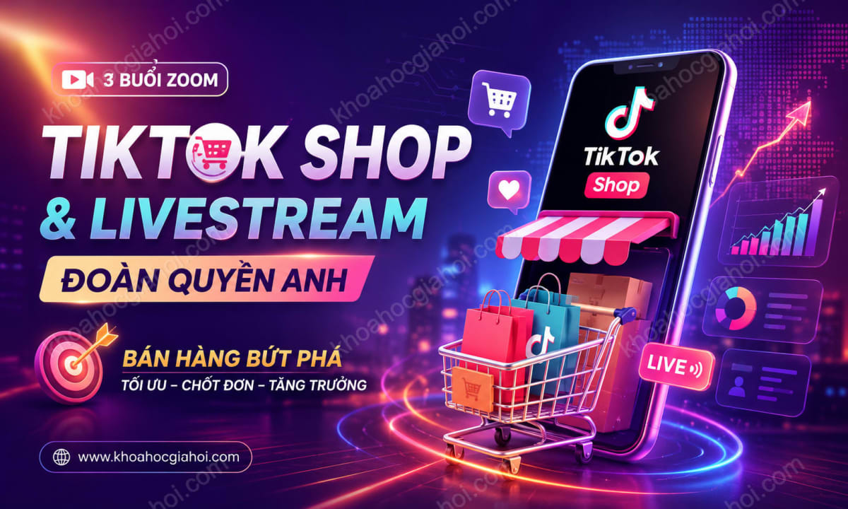 Khóa Học Tiktok Shop Và Livestream Đoàn Quyền Anh