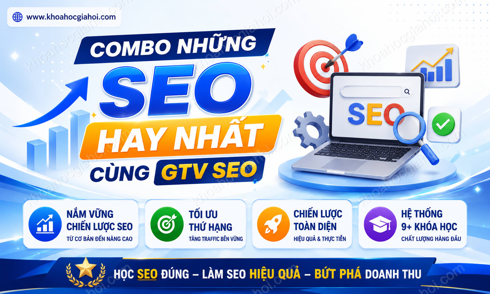 Combo Những Khóa Học Seo Hay Nhất Cùng Gtv Seo