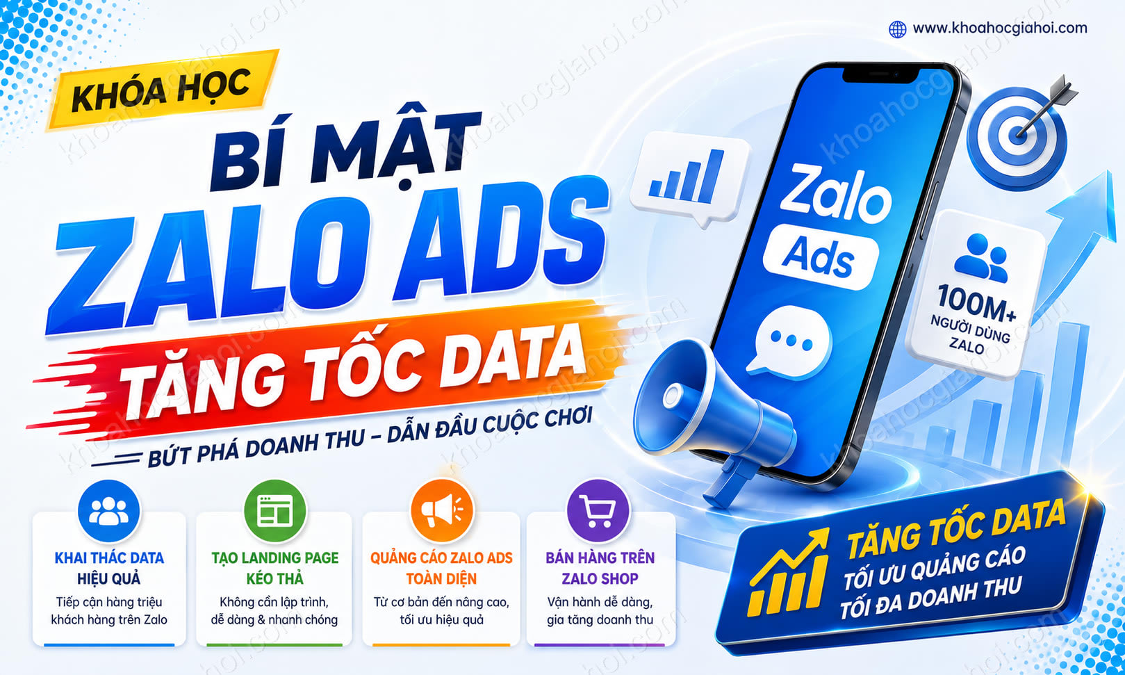 Khóa Học Bí Mật Zalo Ads Tăng Tốc Data