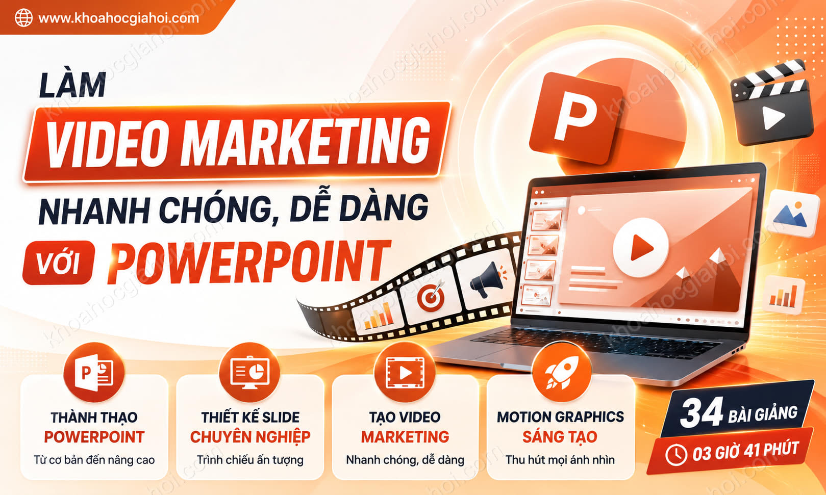 Khóa Học Làm Video Marketing Nhanh Chóng, Dễ Dàng Với Powerpoint