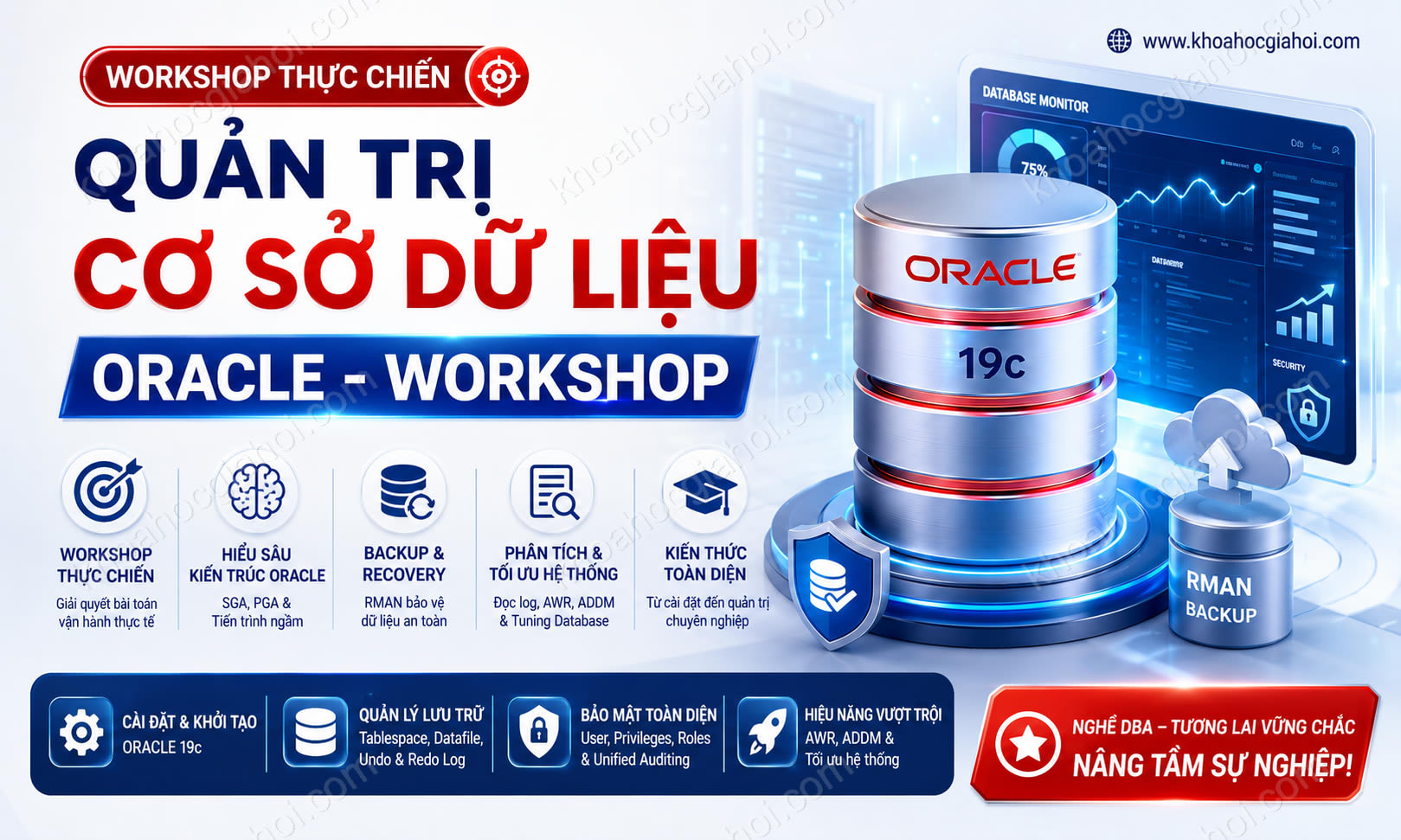 Khóa Học Quản Trị Cơ Sở Dữ Liệu Oracle - Workshop