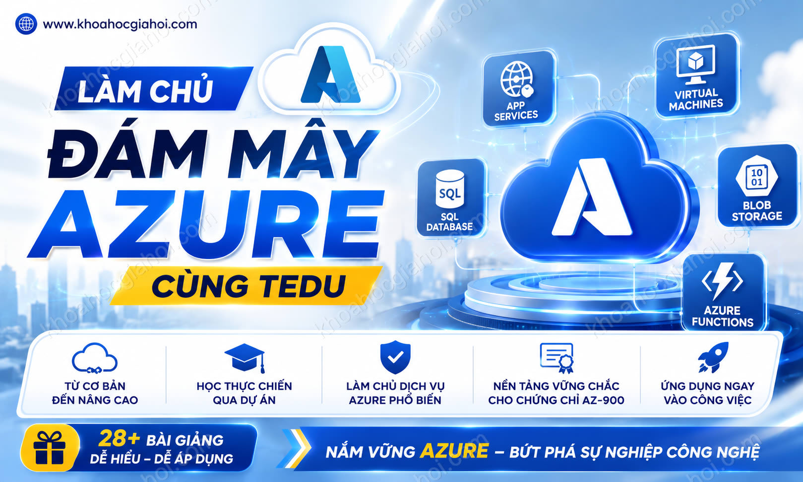Làm Chủ Đám Mây Azure Cùng Tedu