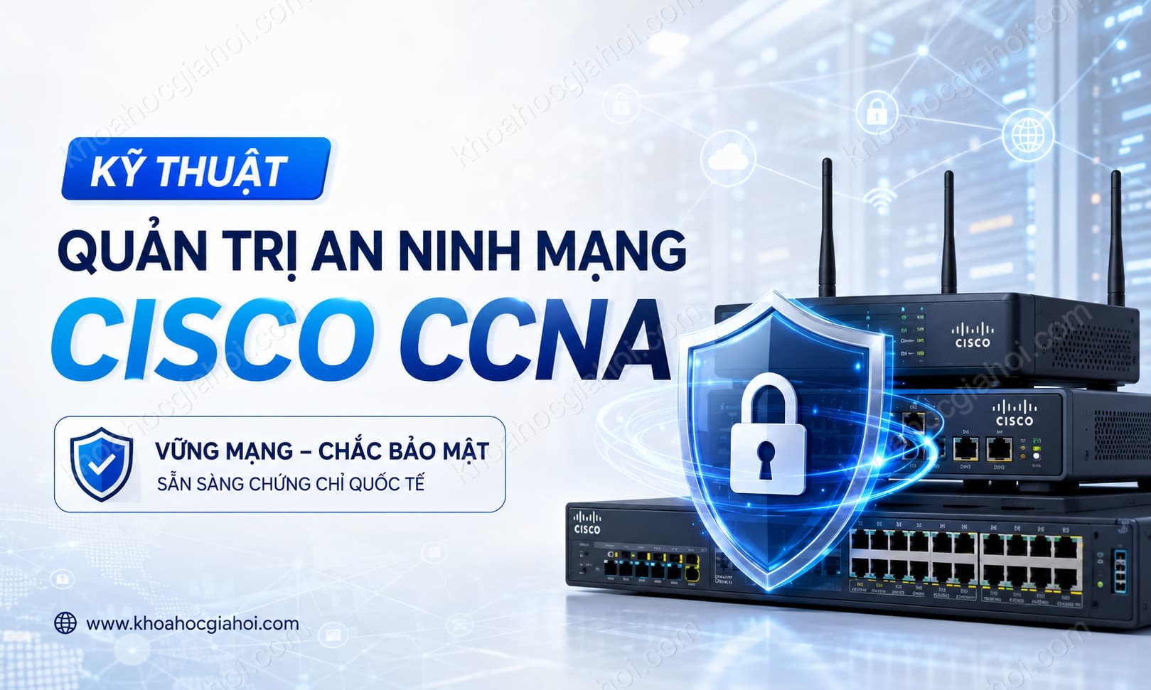 Khóa Học Kỹ Thuật Quản Trị An Ninh Mạng Quốc Tế Cisco CCNA