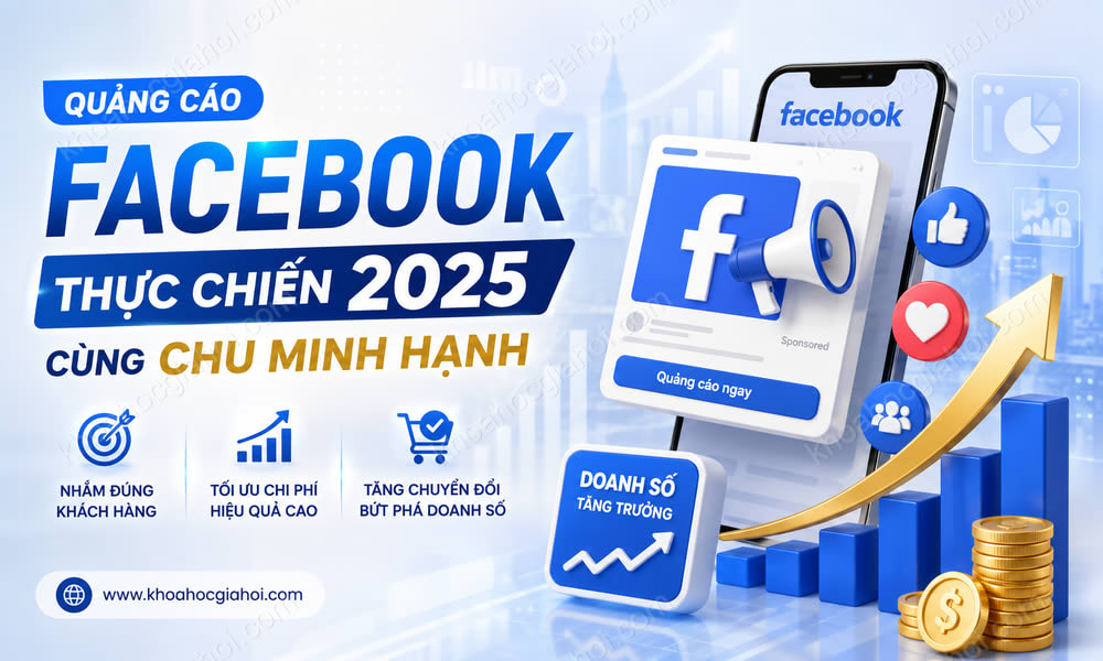 Khóa Học Quảng Cáo Facebook Thực Chiến 2025 Cùng Chu Minh Hạnh