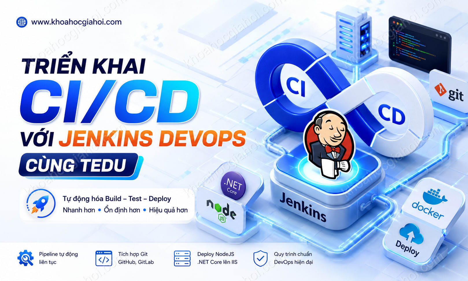 Triển Khai CI/CD Với Jenkins Devops Cùng Tedu