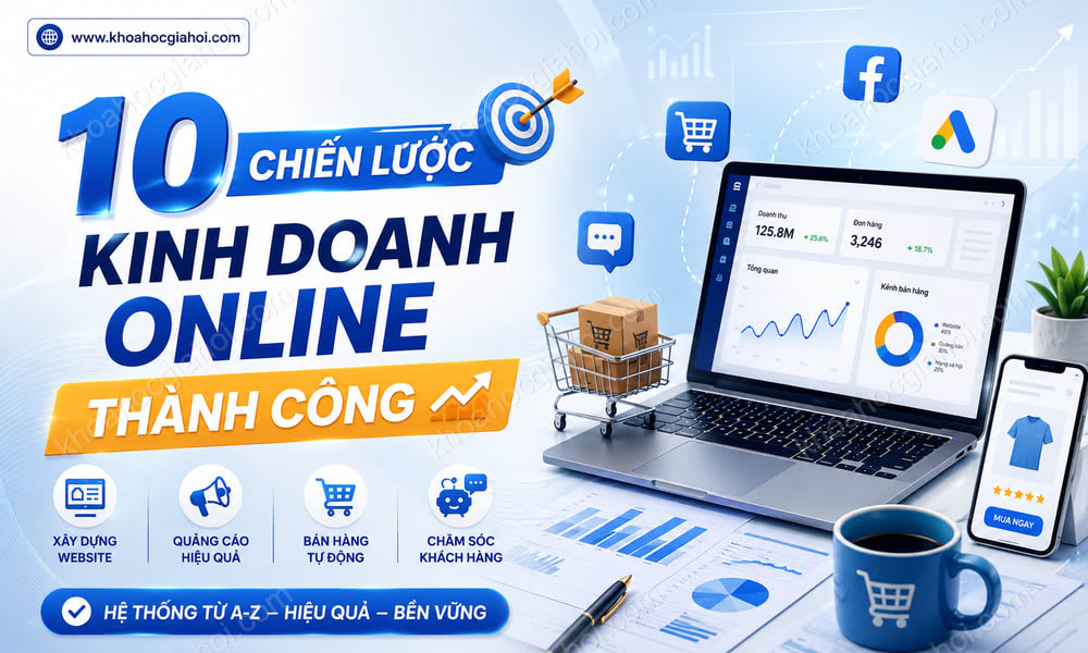 10 Chiến Lược Giúp Bạn Kinh Doanh Online Thành Công