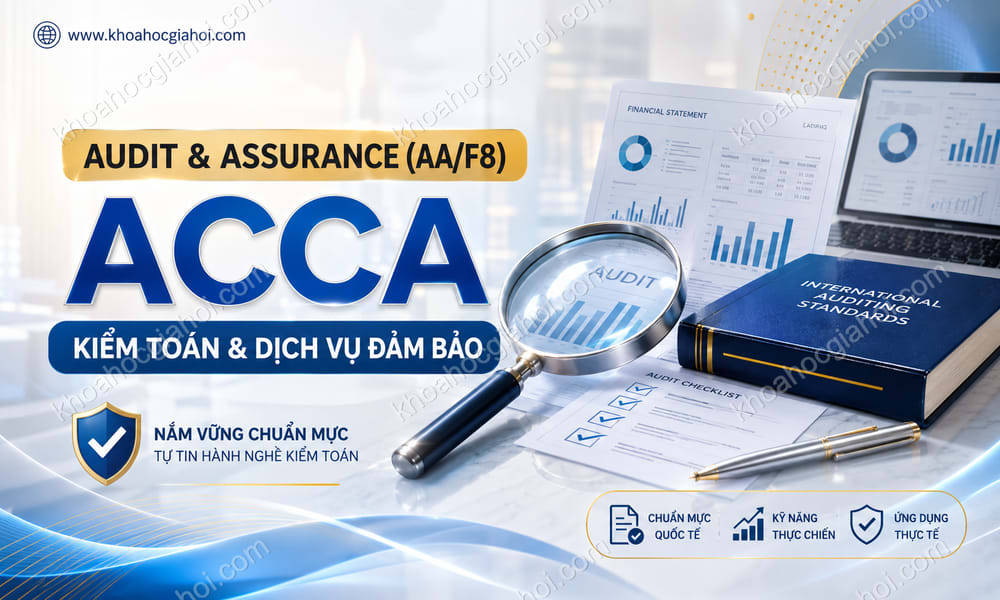 Khóa Học Audit & Assurance (AA/F8) Acca – Kiểm Toán Và Các Dịch Vụ Đảm Bảo