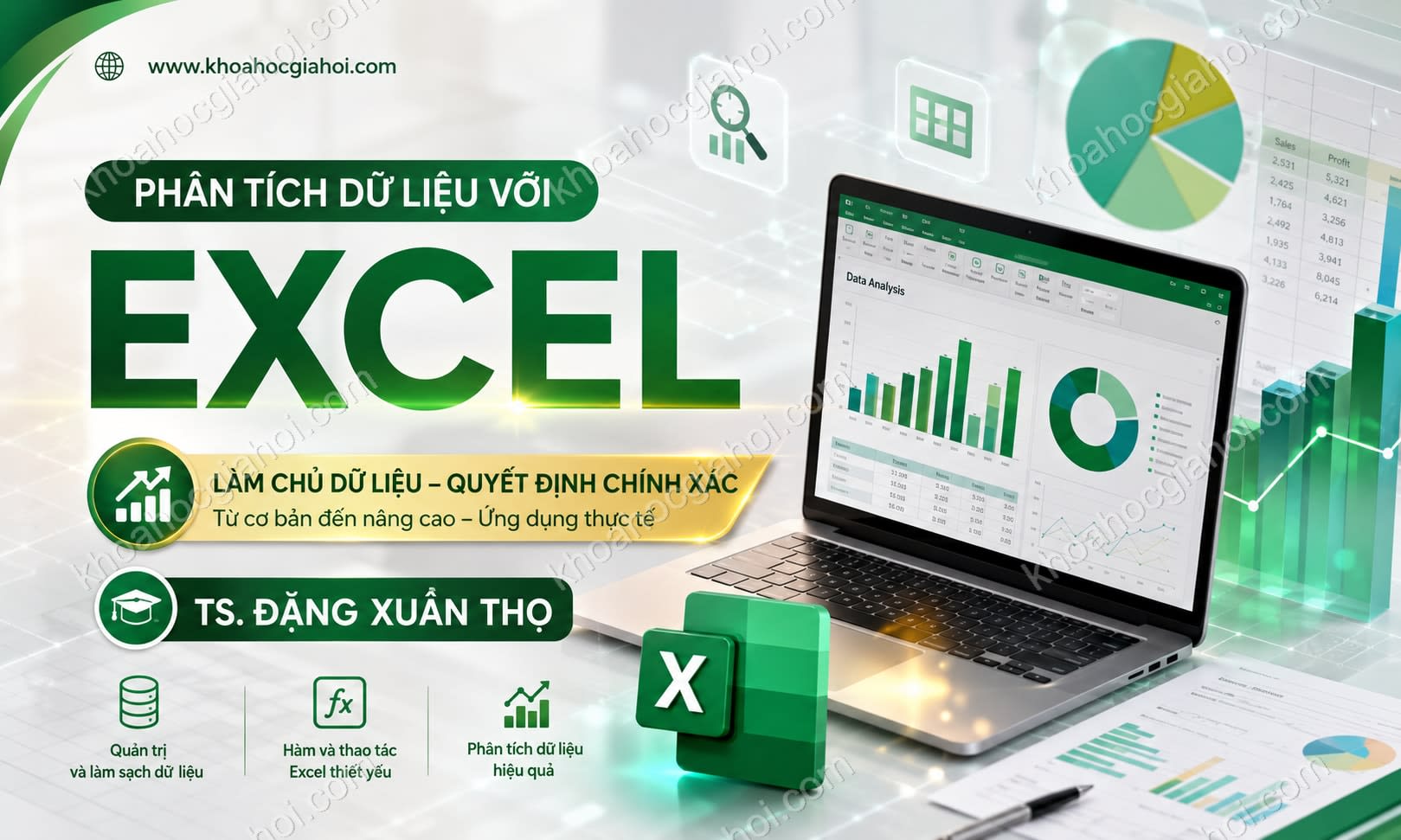 Khóa Học Phân Tích Dữ Liệu Với Excel – Ts. Đặng Xuân Thọ