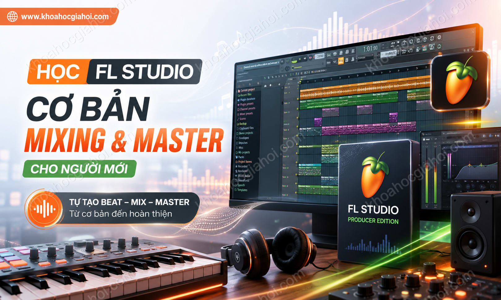 Học FL Studio Cơ Bản, Mixing Và Master Cho Người Mới Học FL Studio Cơ Bản, Mixing Và Master Cho Người Mới