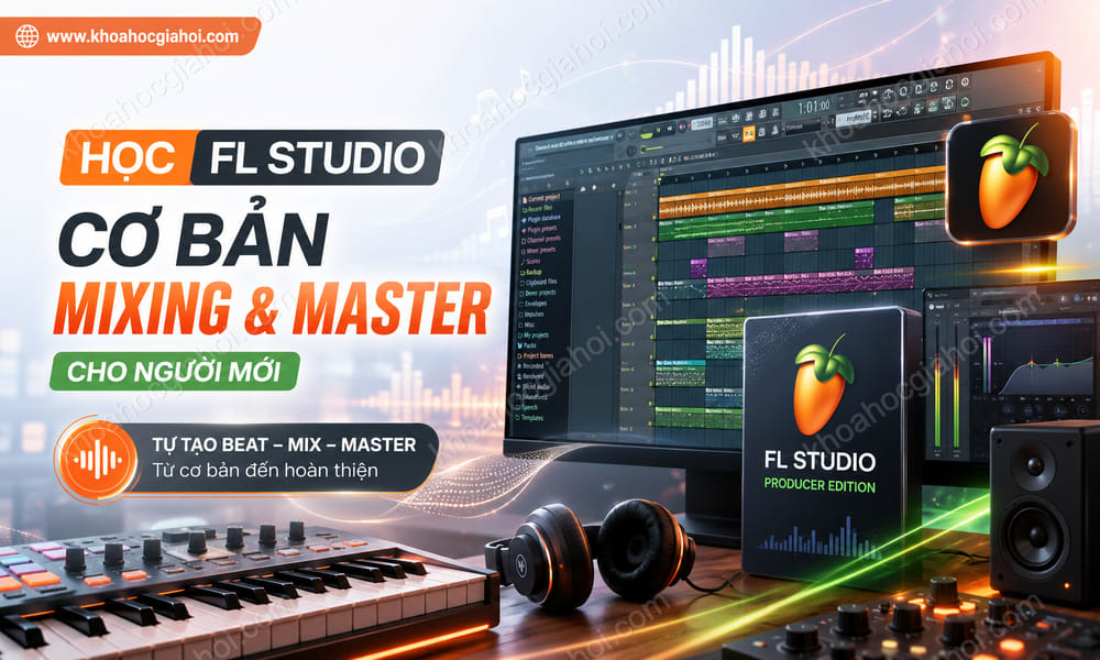 Học FL Studio Cơ Bản, Mixing Và Master Cho Người Mới