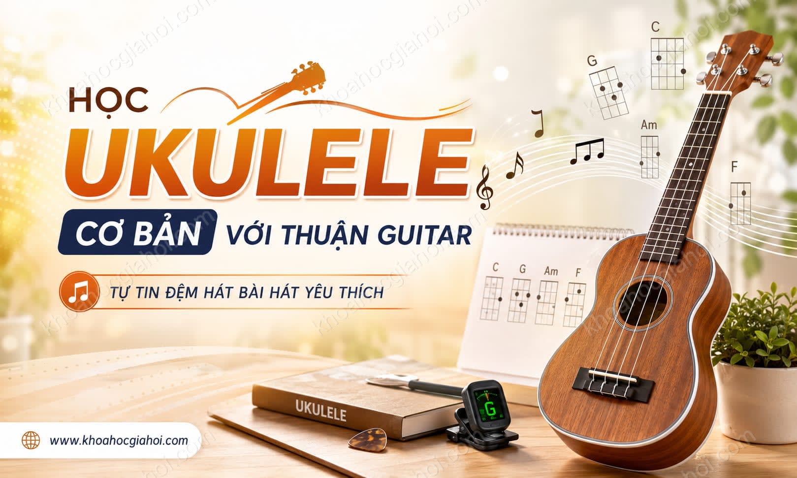 Khóa Học Học Ukulele Cơ Bản Với Thuận Guitar Khóa Học Học Ukulele Cơ Bản Với Thuận Guitar