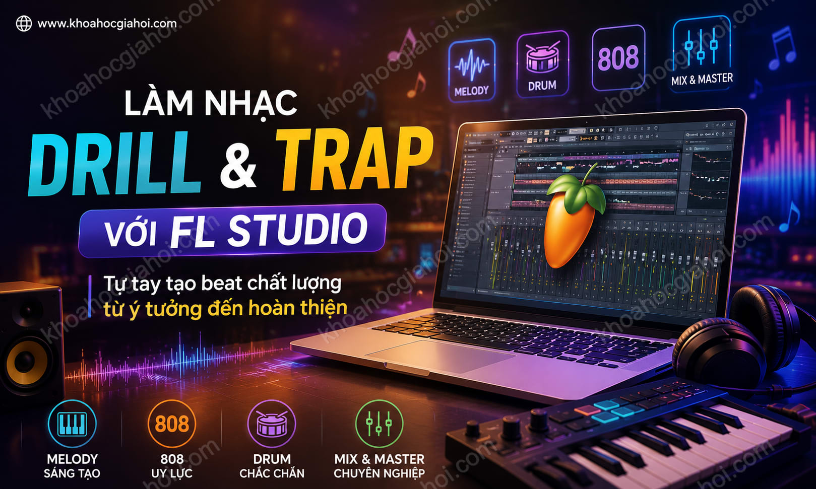 Học Làm Nhạc Drill Và Trap Với Fl Studio Học Làm Nhạc Drill Và Trap Với Fl Studio