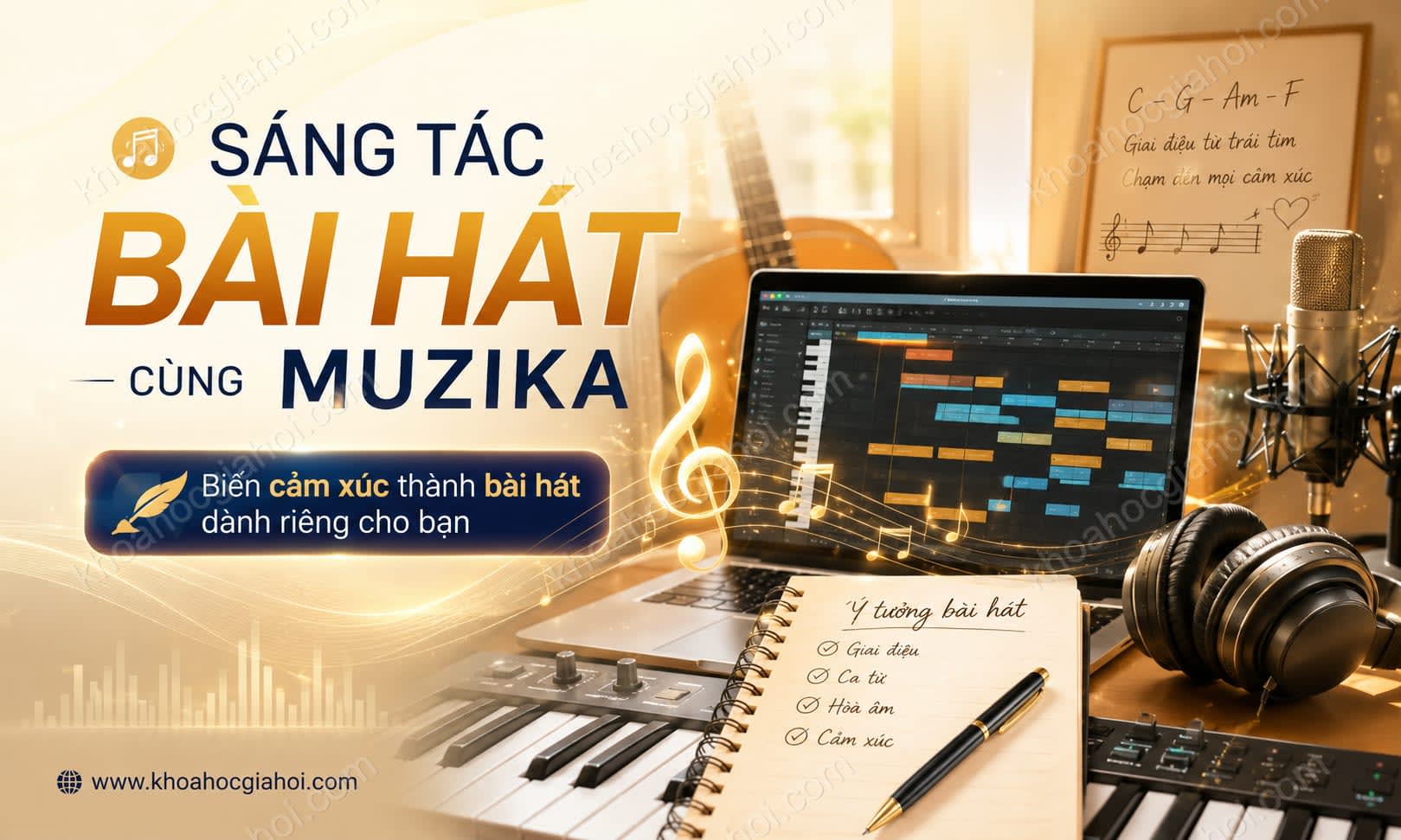 Khóa Học Sáng Tác Bài Hát Cùng Muzika