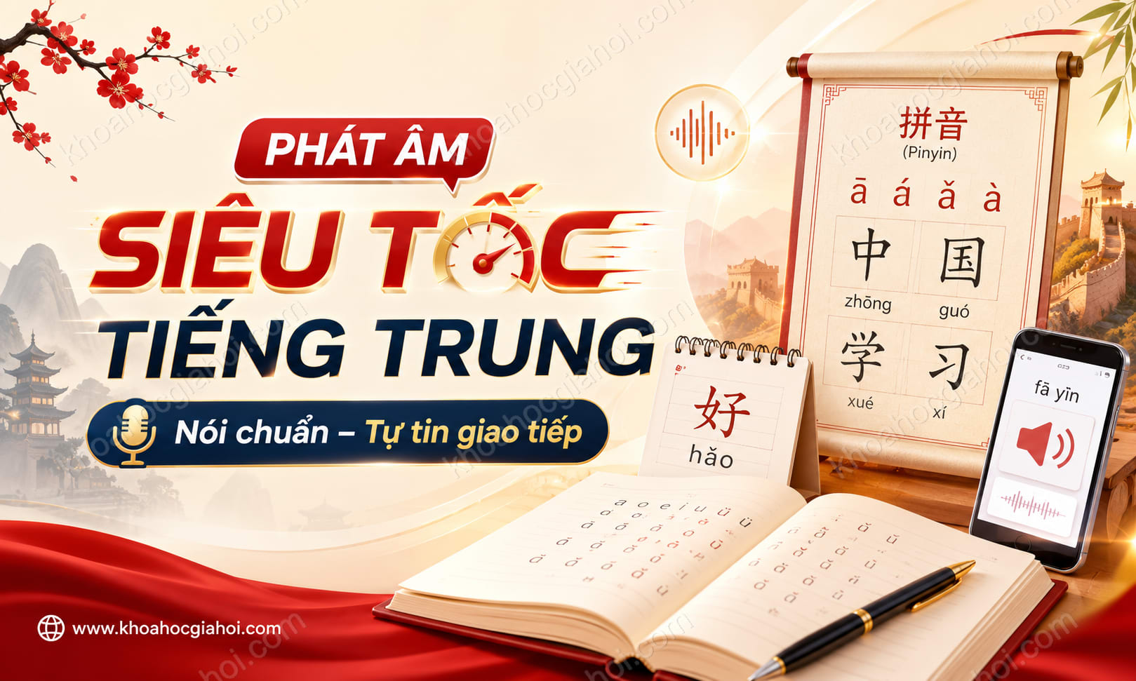 Khóa Học Phát Âm Siêu Tốc Tiếng Trung