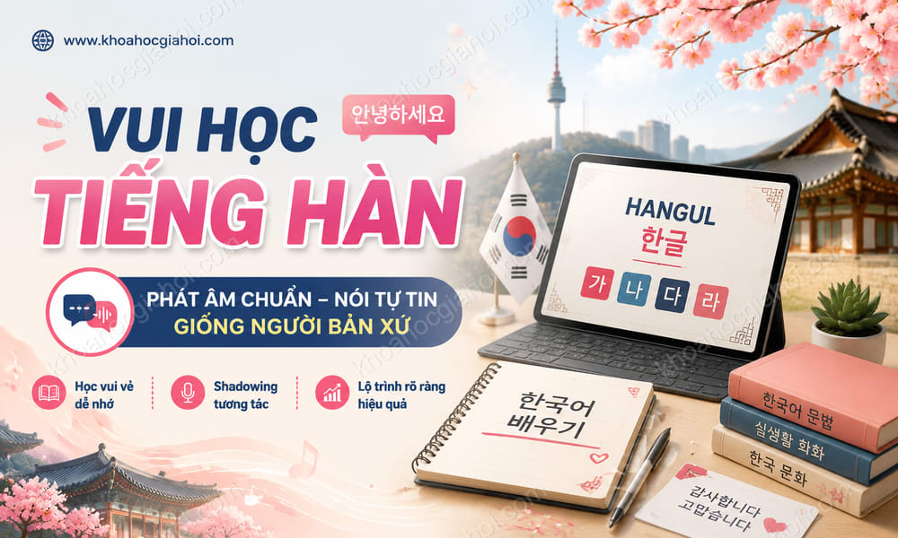 Khóa Học Vui Học Tiếng Hàn