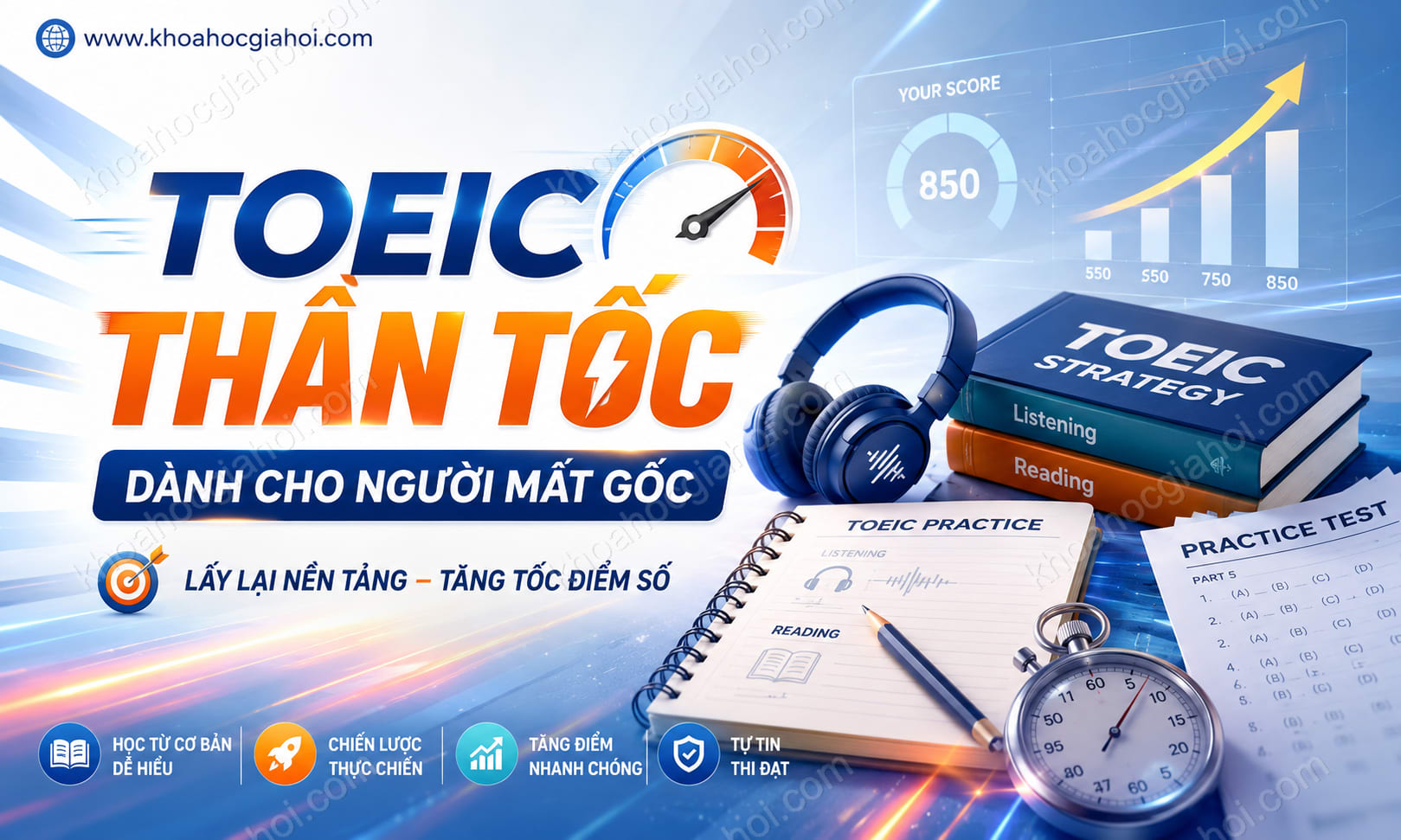 Toeic Thần Tốc Dành Cho Người Mất Gốc
