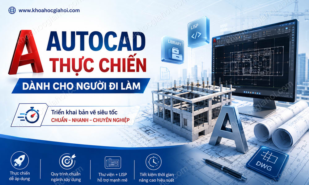 Khóa Học Autocad Thực Chiến Dành Cho Người Đi Làm