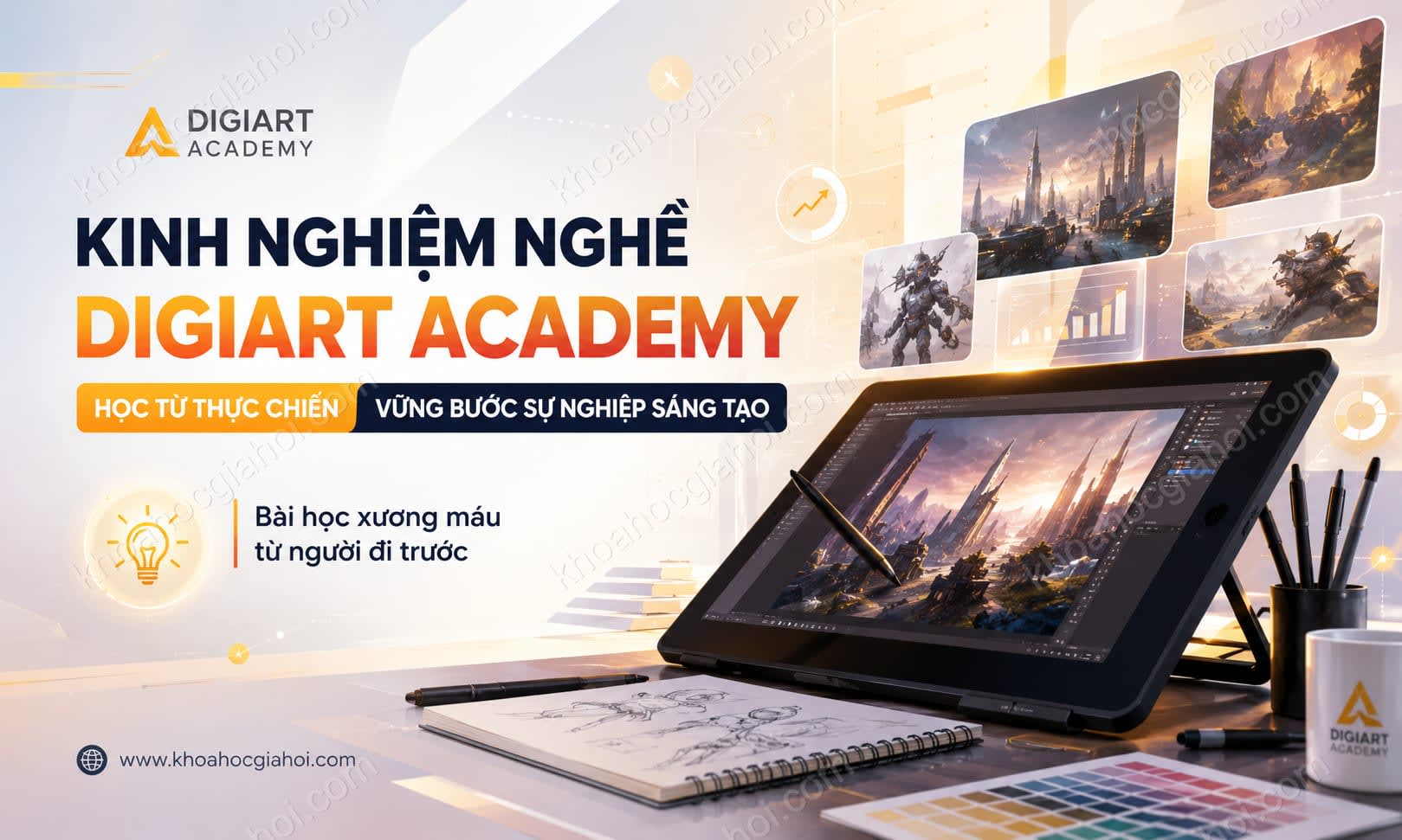 Khóa Học Chia Sẻ Kinh Nghiệm Nghề Cùng Digiart Academy Khóa Học Chia Sẻ Kinh Nghiệm Nghề Cùng Digiart Academy