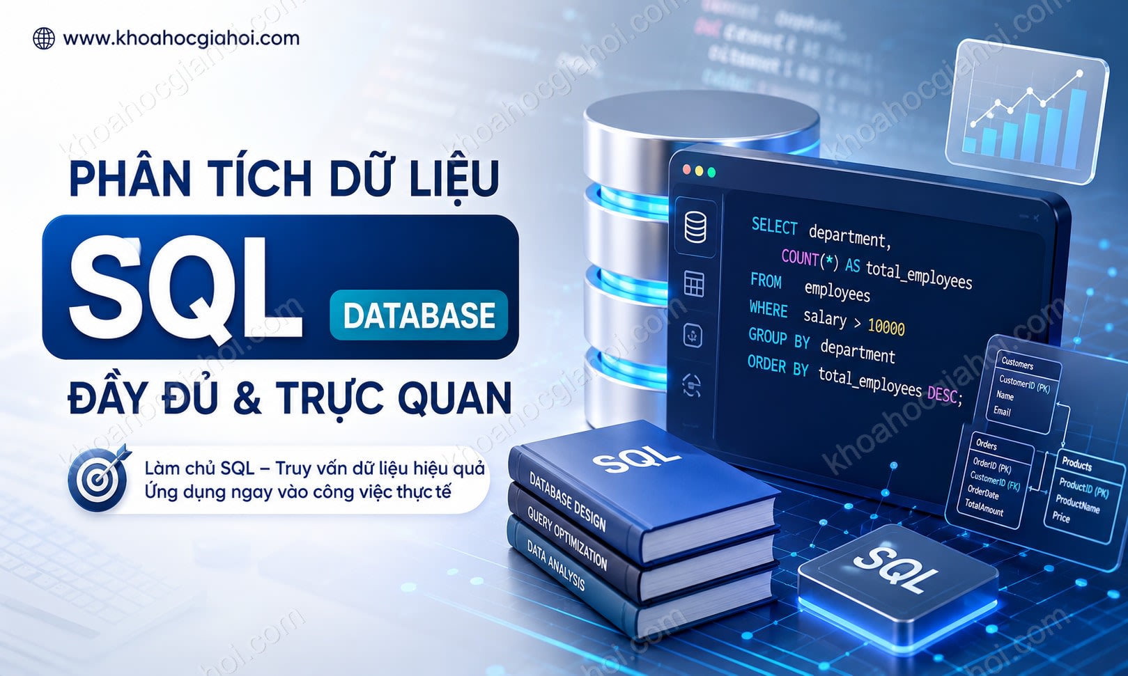 Khóa Phân Tích Dữ Liệu Với Sql Database Đầy Đủ & Trực Quan Khóa Phân Tích Dữ Liệu Với Sql Database Đầy Đủ & Trực Quan