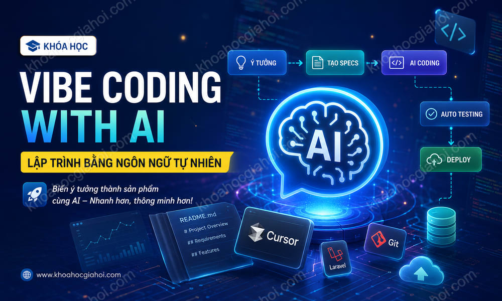 Khóa Học Vibe Coding With AI - Lập Trình Bằng Ngôn Ngữ Tự Nhiên