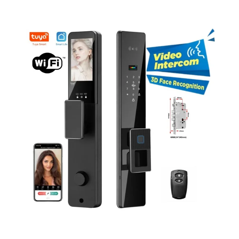 Mos-Q6 | 3D Facial Recognition Tuya Lock