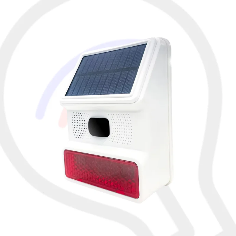 OUTDOOR 433MHZ WATERPROOF SOLAR SIREN STROBE