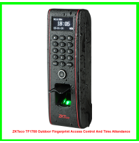 ZKTeco TF1700 Outdoor Fingerprint Access Control And Time Attendance