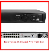 Elco vision 16 Channel Nvr With Poe