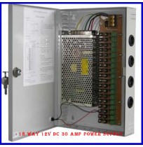 18 Way 12V DC 30 Amp Power Supply