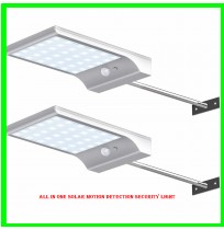All in one solar motion detection security light